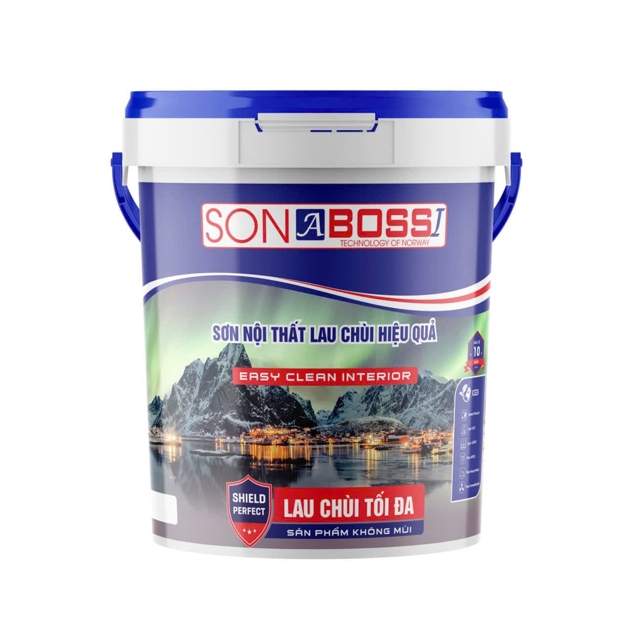Sơn nội thất lau chùi hiệu quả — EASY CLEAN INTERIOR — Sơn ABOSSI