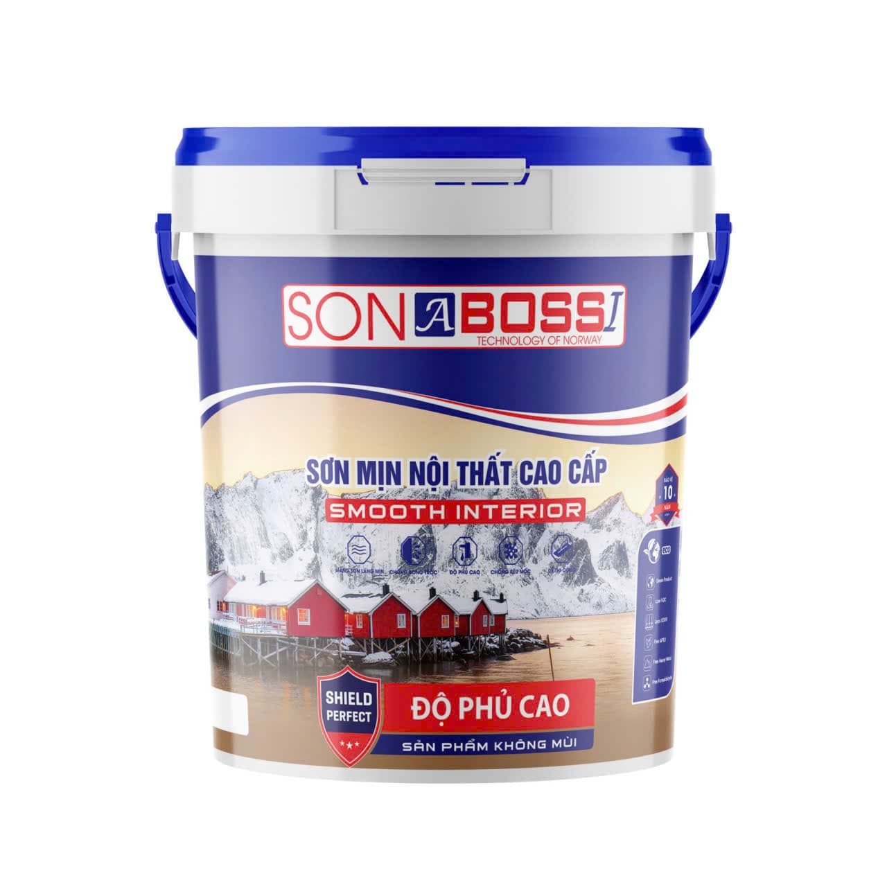 Sơn mịn nội thất cao cấp — SMOOTH INTERIOR — Sơn ABOSSI
